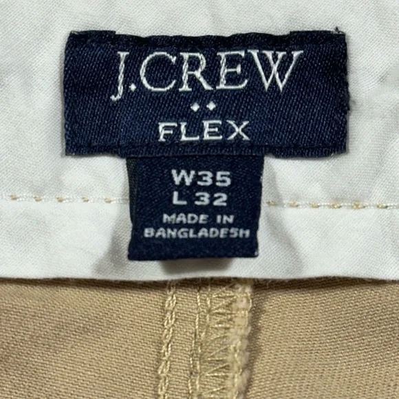 Men’s J.Crew Flex Khakis Size 35x32 - Picture 6 of 8
